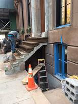 Brownstone facade restoration contractors 